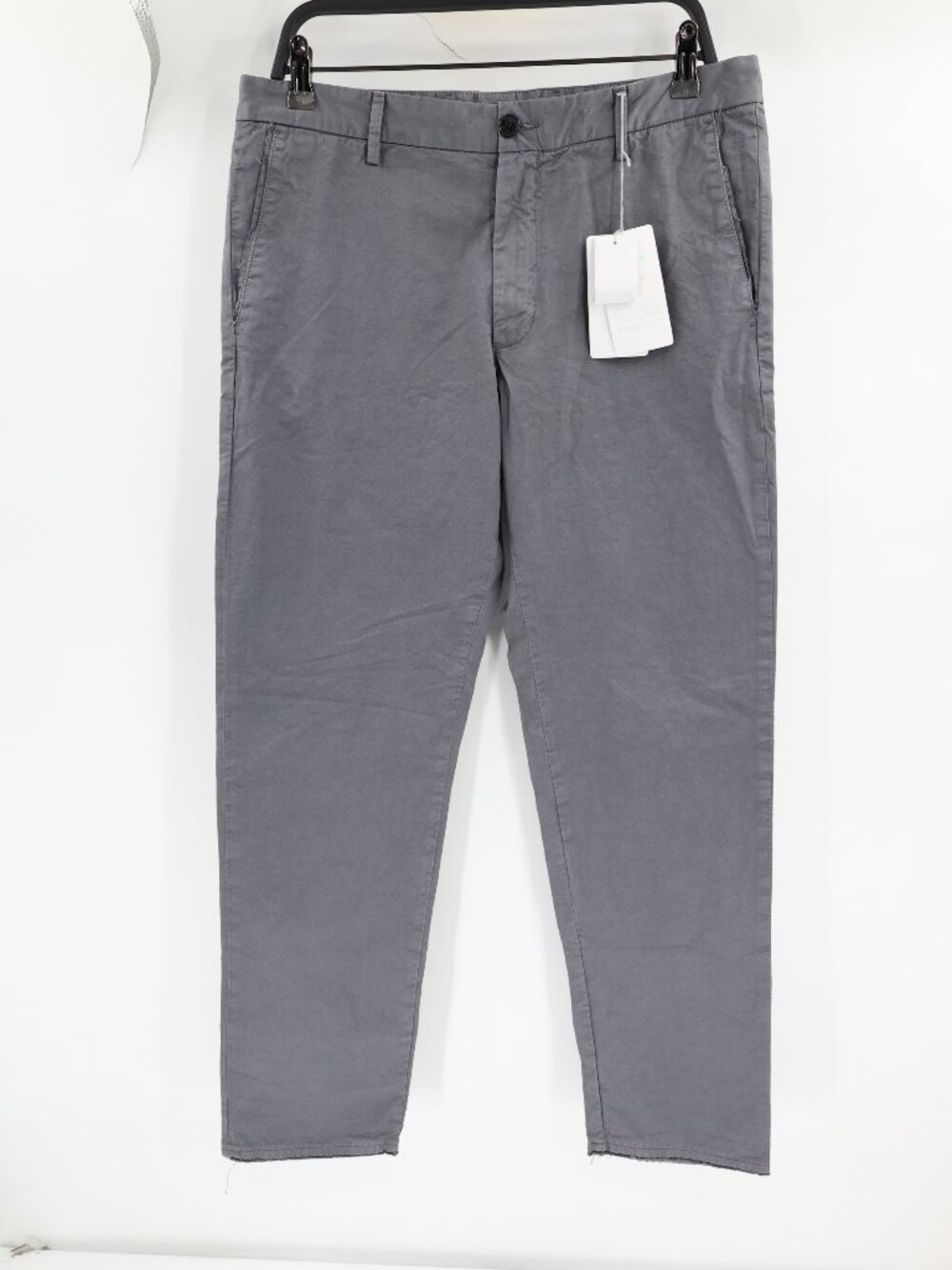 NWT $198 Zadig & Voltaire Pants Men's 40 34x29 Marine Chino Cotton Flat Front
